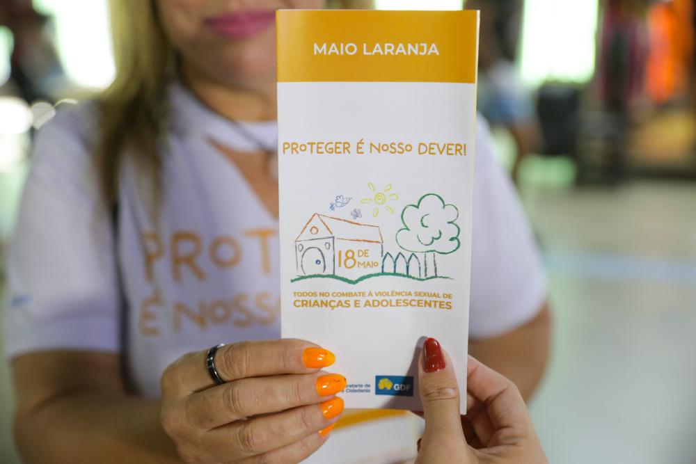 Capa da notícia: Maio Laranja: DF reforça combate à violência contra crianças e adolescentes na Operação Caminhos Seguros 2025